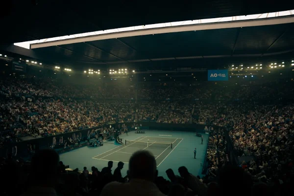 Wimbledon tennis tournament stadium court